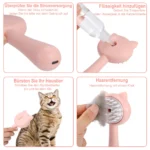 Ergonomiško dizaino kačių šukos su vandens garais - Image 3