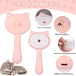 Ergonomiško dizaino kačių šukos su vandens garais