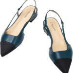 Moteriški slingback stiliaus bateliai