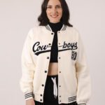 Bomber stiliaus džemperis