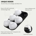 Silikoninė ledo rutuliukų forma su dangteliais - Image 3