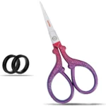 4 colių ryškiai violetinės aplikacijų žirklės