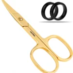 Auksinės profesionalios manikiūro žirklutės