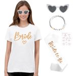 „Bride T-Shirt Set“ Rinkinys mergvakariui (2 už 1 kainą) - Image 4