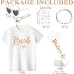 „Bride T-Shirt Set“ Rinkinys mergvakariui (2 už 1 kainą) - Image 2